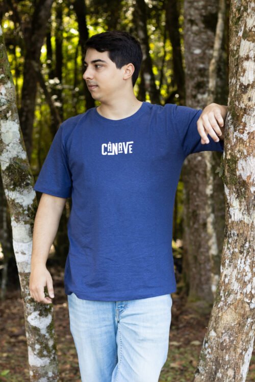 cânave horizontal azul 03 (nando) Camiseta Cânave